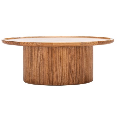 Flyte Oval Coffee Table - Natural - Safavieh - image 1 of 4