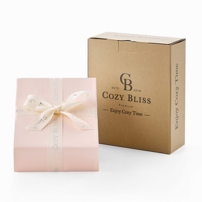 Cozy Bliss Cooling Deep Pocket Fitted Sheet, Breathable Sheet Set with Pillowcases