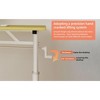 PAGED Adjustable Study Desk for Kids & Adults, Writing Desk, Compact Design Home Office Desks with Hand Crank for Living Room, Study - 3 of 4