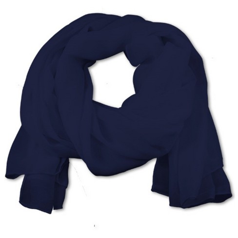 Navy blue chiffon wrap on sale