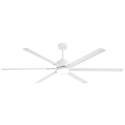 Airsurfer 72-Inch Integrated LED White Ceiling Fans with Remote