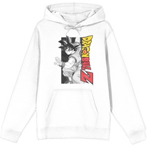 Dragon Ball Z Classic Logo White Graphic Hoodie - 1 of 2