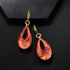 Ross-Simons Italian Murano Glass Teardrop Earrings in 18kt Gold Over Sterling - 3 of 4
