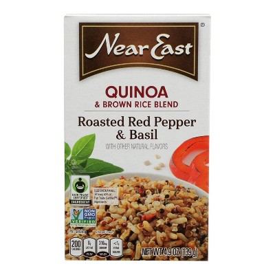 Near East Food Products Roasted Red Pepper and Basil Quinoa, 4.9 Ounce - 12 per case.