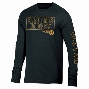 NHL Boston Bruins Men's Long Sleeve Dark T-Shirt - 1 of 3
