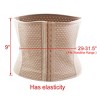 Unique Bargains Women Body Shaper Waist Cincher Underbust Corset Shapewear Skin Color L - 4 of 4