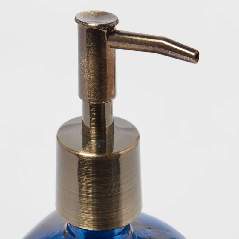 Recycled Glass Soap Pump Blue - Threshold&#8482;, 3 of 7