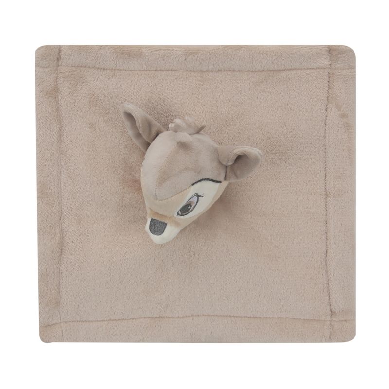 Lambs & Ivy Disney Baby Bambi Deer/Fawn Security Blanket/Lovey - Taupe, 2 of 5
