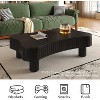 ModernLuxe Lift-Top Coffee Table with Hidden Storage&Silent Hydraulic Lift, Modern Cocktail Table Sofa Side Table Center Table, Black/ Natural/Brown - 4 of 4