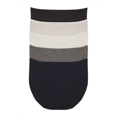 Cotton Modal Full Coverage Hi-Cut Underwear 5-Pack