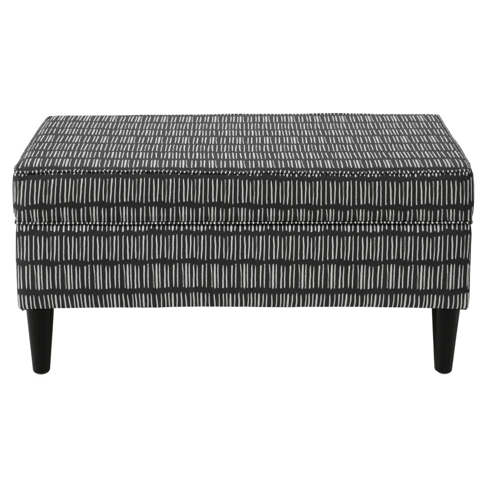 Billie Storage Bench Dash Ink Sma Skyline Furniture For Sale