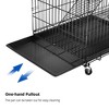 GOTGELIF Stylish 6-Tier 77" Cat Cage Playpen with Hammock & Pet Bed For Furry Friend - 4 of 4