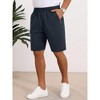 INSPIRE CHIC Men's Cotton Zipper Pockets Hiking Camping Cargo Shorts - 4 of 4