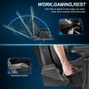 Racxily Ergonomic Gaming Chair w/Suede Padded Sea, Lumbar Support, Adjustable Office Computer Chair, Tall Back Swivel Chair with Headrest, Armrest - 3 of 4