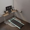 SEVOBAL Home Gyms Incline Walking 6 Degree Pad Treadmill, Portable Compact Under Desk, Suitable for Home, Upright Stand, Green, 49.2"*20.5"*4.92" - 4 of 4