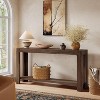 63 Inch Console Table, 2-Tier Farmhouse Narrow Sofa Table Behind Couch, Accent Entrance Console Furniture for Foyer, Entryway, Hallway - 4 of 4