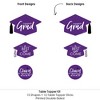 Big Dot of Happiness Purple 2026 Graduation Party Centerpiece Sticks - Table Toppers - Set of 15 - 4 of 4