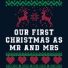 Men's Design By Humans Our First Christmas As Mr & Mrs T-Shirt By UnlockedHTK Tank Top - 2 of 3