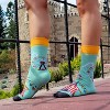 Circus Scene Roller Coaster Socks (Tween Sizes, Small) from the Sock Panda - image 2 of 4