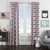 Bacati - Emma Coral/Mint/Navy Kilim Curtain Panel - 4 of 4