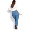 Women's Plus Size Harley Classic Skinny Jean - sapphire denim | CITY CHIC - image 4 of 4