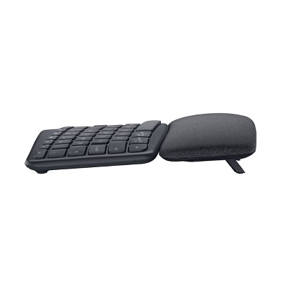 Logitech ERGO K860 Ergonomic Full-Size Wireless Scissor Keyboard with Wrist Rest - Black