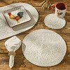 Park Designs Sea Salt Spice Bin Braided Trivet Set of 4 - 2 of 3