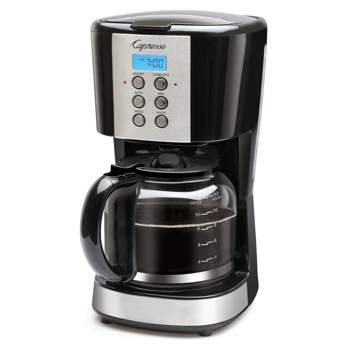 Gourmia 5 Cup One-Touch Switch Coffee Maker with Auto Keep Warm Black