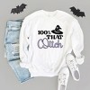 Simply Sage Market Women's Graphic Sweatshirt 100% That Witch Hat - 3 of 4