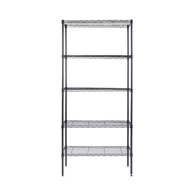 AndMakers 5 Tiers Steel Adjustable Household Shelving Unit (23.6 in. W x 63 in. H x 13.7 in. D)