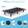 Vipbear adjustable bed frame, head and foot elevation, adjustable leg height, zero-gravity bed, memory preset, Twin XL size/full size/queen size - 2 of 4