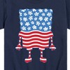 Boys' - SpongeBob SquarePants - Silhouette Stars Stripes Short Sleeve Graphic T-Shirt - 2 of 4