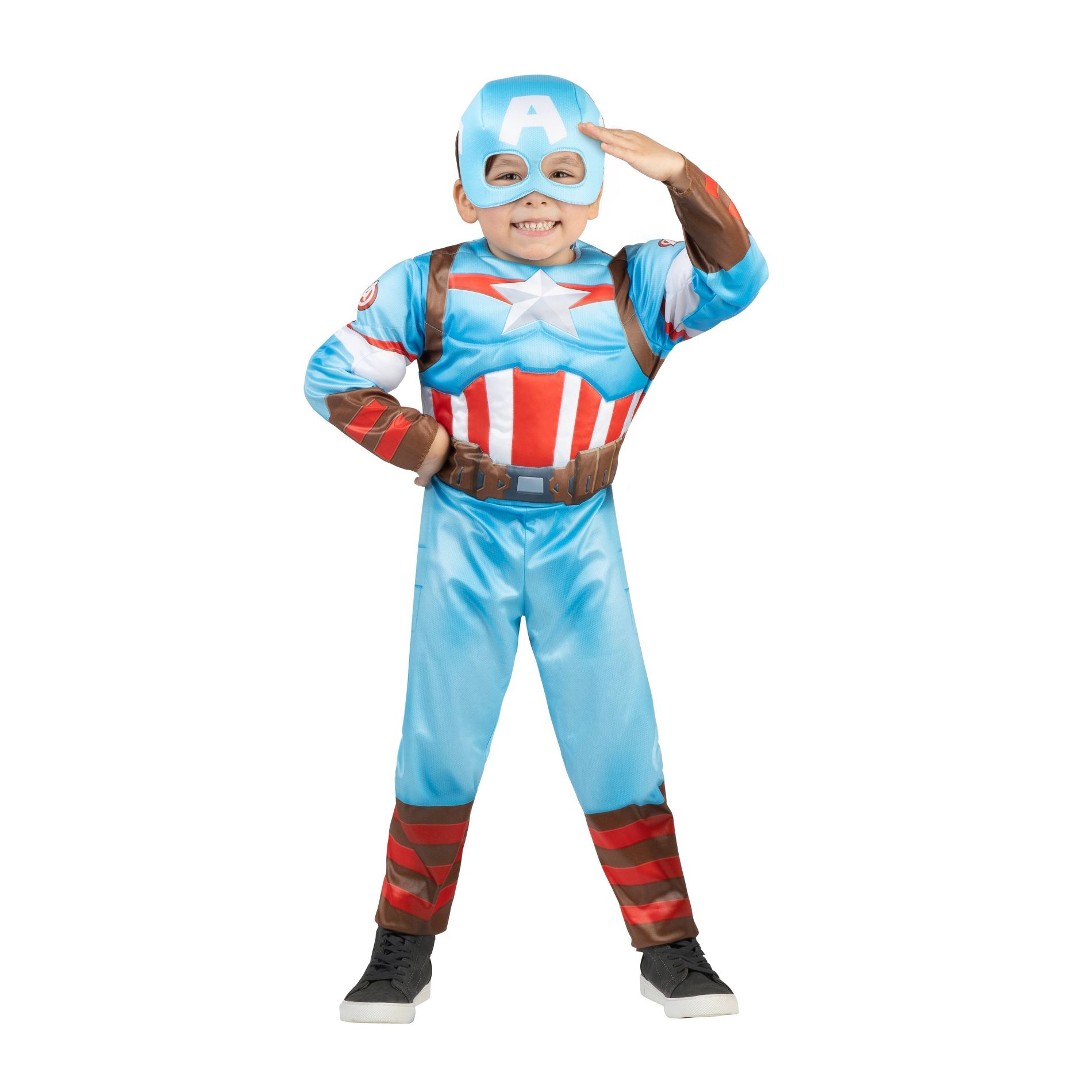 Marvel Avengers Captain America Toddler Halloween Costume 3-4T