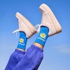Adult Poppi Smiley Graphic Crew Socks - Blue - 4 of 4