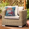 Liora Manne Frontporch Garden Indoor/Outdoor Pillow.. - 4 of 4