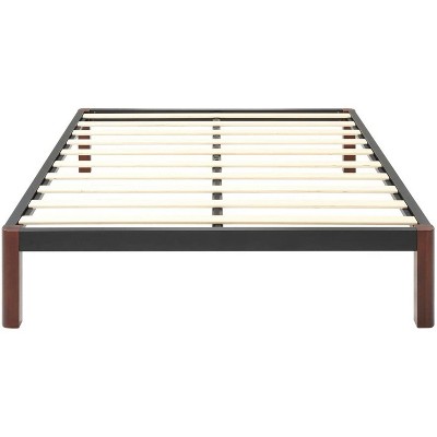 Classic Brands DeCoro Devon Modern Style Wood Slat and Metal Platform Bed Frame with 14 Inch Legs and No Box Spring Required, King Size