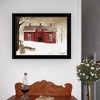 SEVOBAL Wall Art, Winter Landscape Framed Print with Wood Frame for Seasonal Home and Farmhouse Decor, Multicolor, 27"*1"*21" - 3 of 4