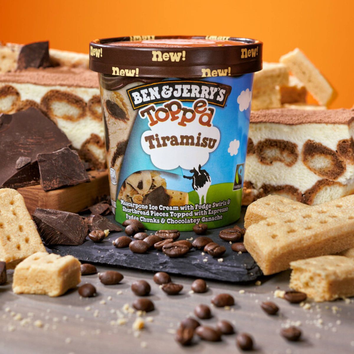 Ben & Jerry's Topped Tiramisu Ice Cream - 15.2oz - thumbnail 4