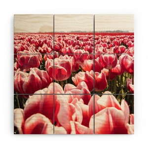 Henrike Schenk - Travel Photography Tulip Field In Holland Floral Wood Wall Mural - Society6 - 1 of 2