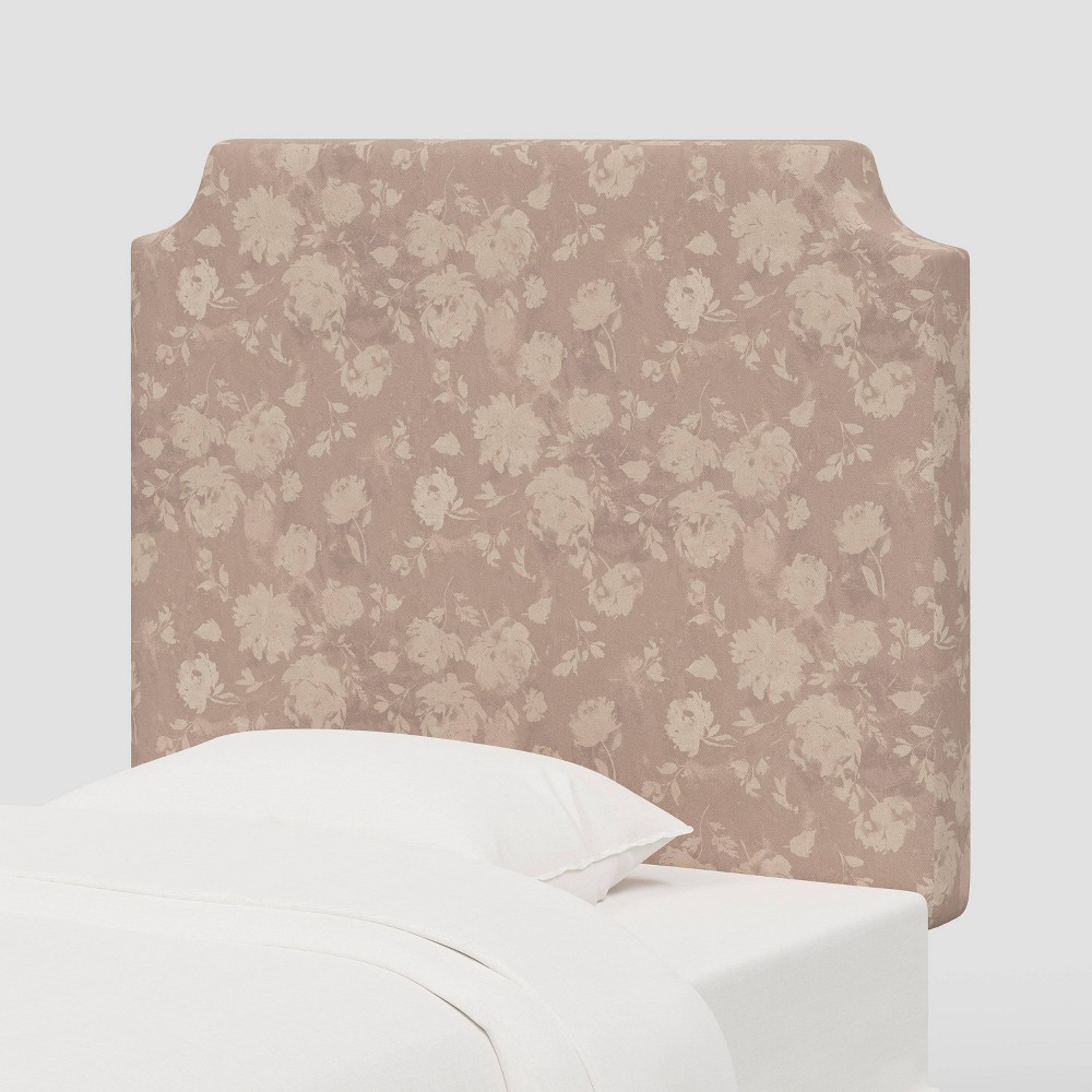 Twin Molly Notched Stick-on-the-Wall Headboard in Pink Floral - Threshold™