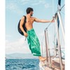 LA LEELA Men's Sarong Beach Cover-Up Beachwear Wraps One Size Sun Green - 3 of 4