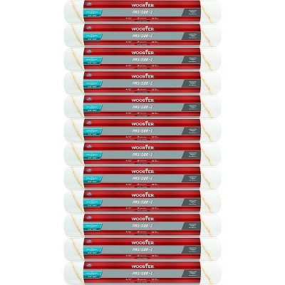 Wooster Genuine 18" Pro/Doo-Z 3/8" Nap Roller Cover 12-Pack, RR642-18-12PK