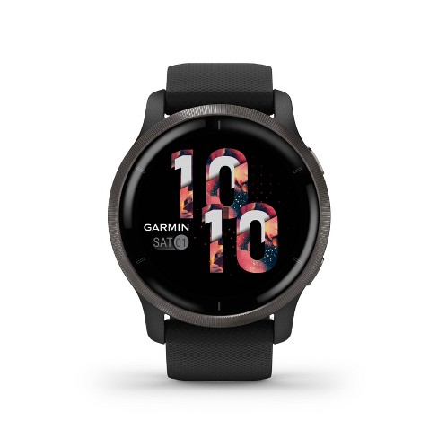 Garmin Venu 2 Smartwatch - Slate Bezel With Black Case And