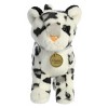 Aurora Medium Snow Leopard Miyoni Realistic Stuffed Animal White 10" - 2 of 4
