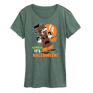 Women's - Disney - Gawrsh It's Halloween Short Sleeve Graphic T-Shirt - 1 of 4