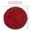 Double Ruffle Collection Cotton Ruffle Pattern Tufted Bath Rug - Home Weavers - 3 of 4