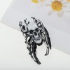 Unique Bargains Halloween Skull & Spiderweb Design Claw Clip Black White 1 Pc - 3 of 4