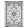 8x10 Large Washable Area Rug, Blue Non Slip Carpet, Stain Resistance Vintage Room Rug, Indoor Floor Carpet for Living Room, Low Profile Rug, Boho Rug - 4 of 4