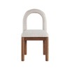 Meridian Furniture,Conrad Linen Textured Fabric Dining Chair - 3 of 4