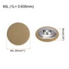 Unique Bargains Round Metal Sewing Cloth Covered Button 10 Pcs - 2 of 4